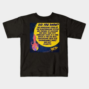 Did You Know? The Wandering Squid Kids T-Shirt